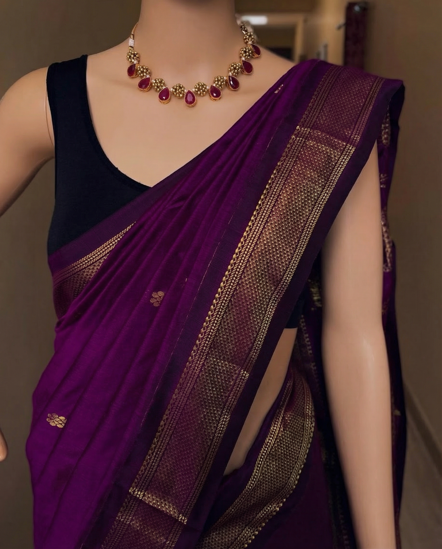 Kanchi Cotton Saree
